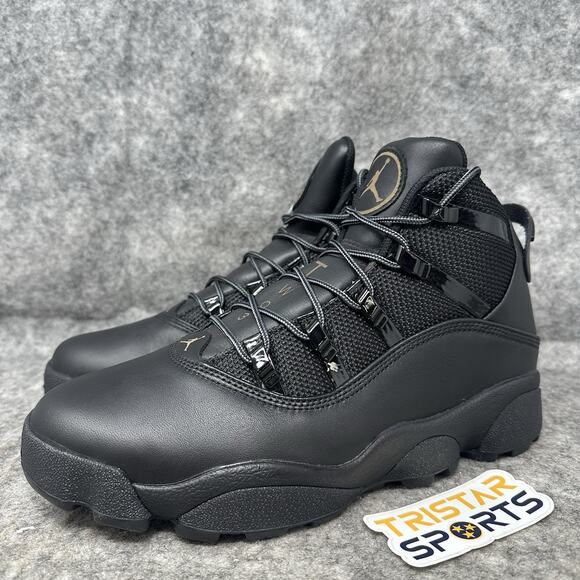 Nike Air Jordan Winterized 6 Rings Sneaker Boot Mens Sz 9 Black Shoes FV3826-001 - Picture 1 of 10